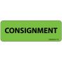 Label Paper Permanent Consignment 1" Core 2 15/16"x1 Fl. Green 333 per Roll