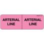 Label Paper Removable Arterial Line, 1" Core, 2 15/16" x 1", Fl. Pink, 333 per Roll