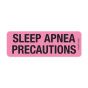Label Paper Removable Sleep Apnea, 1" Core, 2-15/16" x 1" Fluorescent, Pink, 333 per Roll