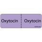 Label Paper Removable Oxytocin, 1" Core, 2 15/16" x 1", Lavender, 333 per Roll