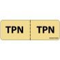Label Paper Removable TPN: TPN, 1" Core, 2 15/16" x 1", Tan, 333 per Roll