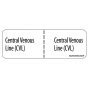 Label Paper Permanent Central Venous 1" Core 2 15/16"x1 White 333 per Roll