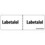 Label Paper Permanent Labetalol, 1" Core, 2 15/16" x 1", White, 333 per Roll