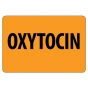 Label Paper Removable Oxytocin, 1" Core, 2" 15/16" x 2, Fl. Orange, 333 per Roll