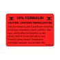 Label Paper Permanent 0.1" Formalin 1 Core 2" 15/16"x2 Fl. Red 333 per Roll