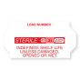 Label, Sterrad® | Compatible with Meto® 2026, Tyvek®, Permanent, "Sterile", 1-1/32" X 5/8", White with Red, 1125 per Roll, 12 Rolls per Box