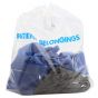 PATIENT BELONGINGS BAG DRAWSTRING CLEAR PLASTIC 20" X 20" X 4" - 250 PER CASE