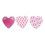 Spee-D-Cool™ Cold Pack Heart-Shaped with Printed Sleeves Reusable Pink and White 4" x 3-3/4", 24 per Box