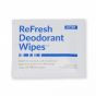 Refresh Deodorant Wipes™ Mammography Patient Wipe Lightly Scented Individually Packaged for Use After Patient Exam, 50 per Box