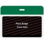 TEMPbadge® Expiring Visitor Badge Clip-on BACK, Green