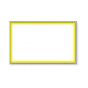 Label Direct Thermal Paper Permanent 3" Core 4"x2 1/2" White with Yellow 2000 per Roll, 8 Rolls per Case