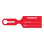 IDENT-ALERT™ MESSAGE TAG "PRIORITY" 8 1/2" X 2 1/2" RED 1000 PER CASE
