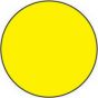 Conf-ID-ent™ Alert Bands® Colored Dots Paper Labels Yellow - 1000 per Qty Based Roll