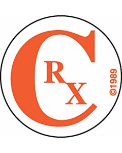 Communication Label (Paper, Permanent) CRX White - 1000 per Roll, 2 Rolls per Box