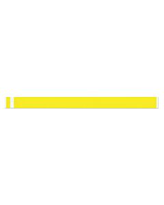Short Stay® Write-On Tyvek® Wristband 3/4" x 10" Adult/Pediatric Yellow, 1000 per Box
