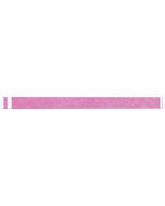 Short Stay® Write-On Tyvek® Wristband 3/4" x 10" Adult/Pediatric Day Glow Pink, 1000 per Box