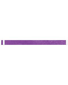 Short Stay® Write-On Tyvek® Wristband 3/4" x 10" Adult/Pediatric Purple, 1000 per Box