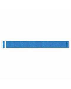 Short Stay® Write-On Tyvek® Wristband 1" x 10" Adult/Pediatric Blue, 1000 per Box