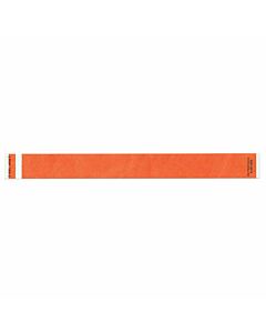 Short Stay® Write-On Tyvek® Wristband 1" x 10" Adult/Pediatric Orange, 1000 per Box
