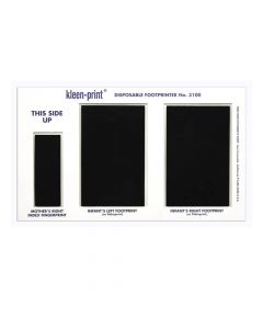 Kleen-Print® No-Mess Disposable Foot Printers, Box of 25