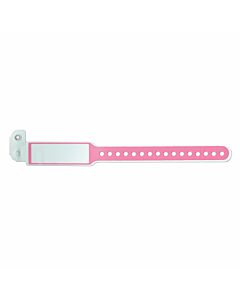 Sentry® SuperBand® Imprinter Wristband Poly 11/16" x 7" Infant Pink, 250 per Box