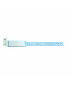 Sentry® SuperBand® Imprinter Wristband Poly 11/16" x 7" Infant Light Blue, 250 per Box