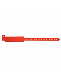 Sentry® SuperBand® Write-On Wristband Poly Clasp Closure 1" x 11-1/2" Adult Red, 500 per Box