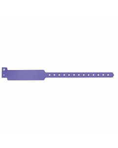 Sentry® SuperBand® Write-On Wristband Poly Clasp Closure 1" x 11-1/2" Adult Lavender, 500 per Box