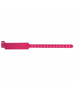 Sentry® SuperBand® Write-On Wristband Poly Clasp Closure 1" x 11-1/2" Adult Cranberry, 500 per Box