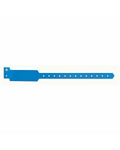 Sentry® SuperBand® Write-On Wristband Poly Clasp Closure 1" x 10" Pediatric Blue, 500 per Box