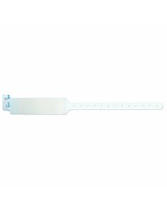 Sentry® Bar Code LabelBand® Shield Wristband Poly 1-1/4" x 11-3/4" Adult White, 500 per Box