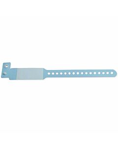 Sentry® Bar Code LabelBand® Shield Wristband Poly 3/4" x 6-3/4" Infant Blue, 500 per Box