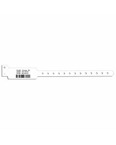 Sentry® DataMate® Thermal Label Wristband Poly System 1" x 10-1/4" Adult White, 500 per Box