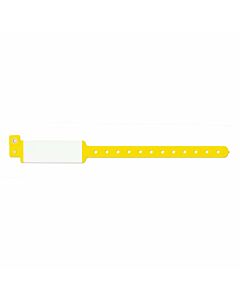 Speedi-Print® Imprinter Wristband Vinyl 1" x 10" Adult/Pediatric Yellow, 500 per Box
