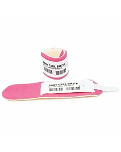 Precision® Neonatal Soft Foam Band with Shield 1" x 6-1/4" Infant Pink, 12 per Box