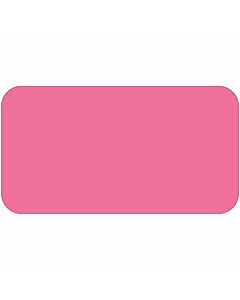 Color Code Label Rectangle 1 5/8" x 7/8" Fl. Pink Paper Permanent - 1000 per Roll