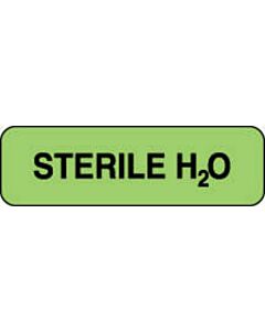 Label Paper Permanent Sterile H20 1 1/4" x 3/8", Fl. Green, 1000 per Roll