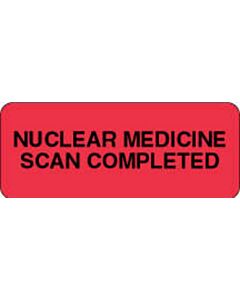 Label Paper Removable Nuclear Medicine 2 1"/2" x 1", Fl. Red, 1000 per Roll