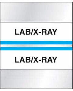 Chart Tab Paper Lab/x-ray Lab/x-ray 1 1/4" x 1 1/2" Blue 100 per Package