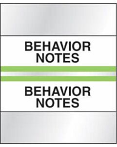 Chart Tab Paper Behavior Notes 1 1/4" x 1 1/2" Light Green 100 per Package