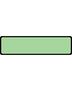 Binder/Chart Label Paper Removable 5 3/8" x 1 3/8" Mint Green 500 per Roll