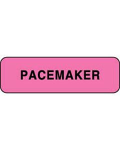 Label Paper Permanent Pacemaker 1 1/4" x 3/8", Fl. Pink, 1000 per Roll