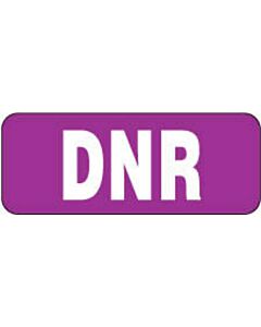 Label Paper Permanent DNR  2 1/4"x7/8" Purple 1000 per Roll