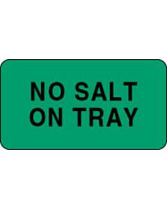 Label Paper Permanent No Salt On Tray 1 5/8" x 7/8", Green, 1000 per Roll
