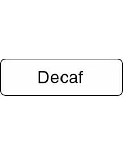 Label Paper Permanent Decaf  1 1/4"x3/8" White 1000 per Roll