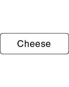 Label Paper Permanent Cheese  1 1/4"x3/8" White 1000 per Roll