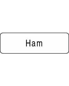 Label Paper Permanent Ham  1 1/4"x3/8" White 1000 per Roll
