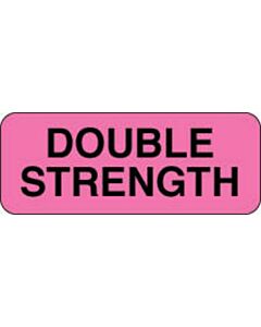Communication Label (Paper, Permanent) Double Strength 2 1/4" x 7/8" Fluorescent Pink - 1000 per Roll