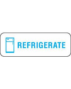 Label Paper Permanent Refrigerate 1 1/2" x 1/2", White, 1000 per Roll