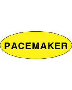Label Paper Permanent Pacemaker 2 1/4" x 7/8", Yellow, 1000 per Roll